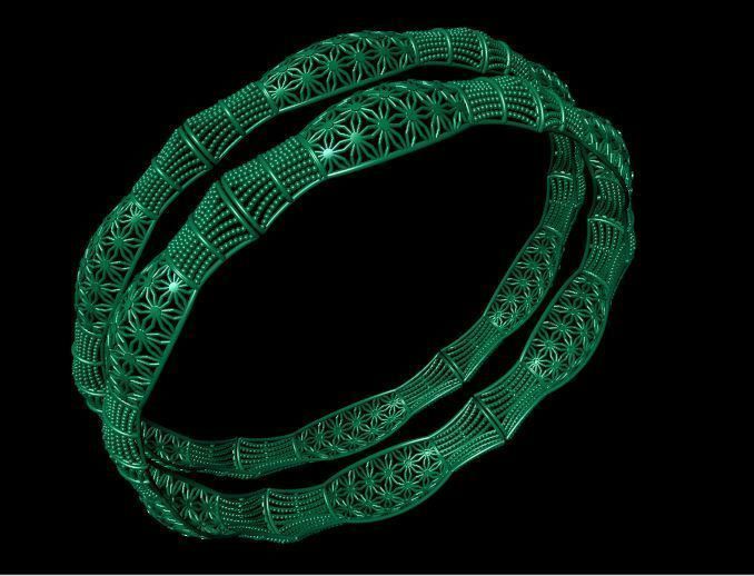 Bracelet 3D print model_1