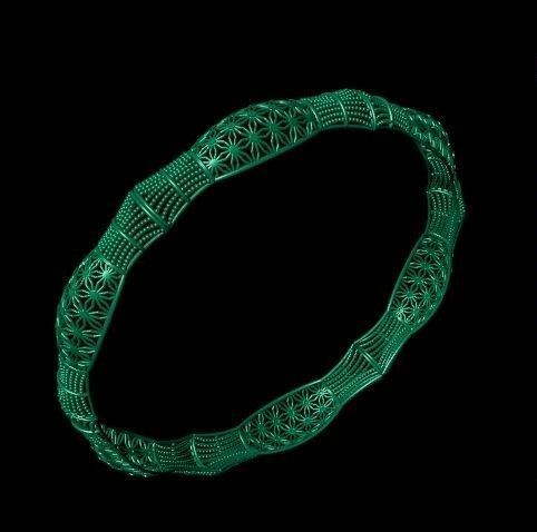 Bracelet 3D print model_3