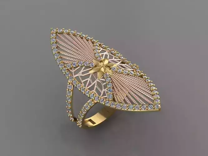 Women Long Ring Ready STL 3DM Models Womens Ring Long models