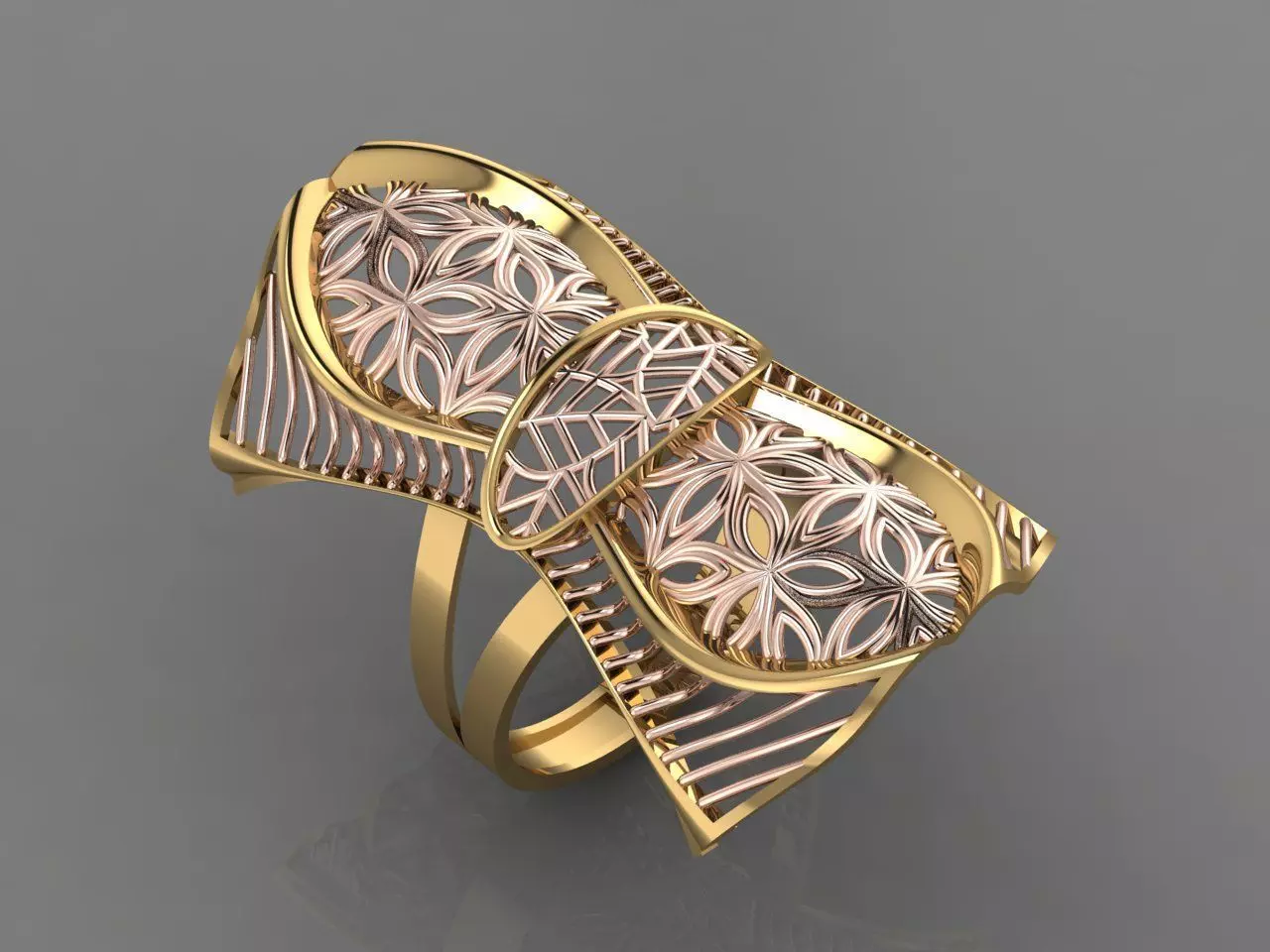 Women Long Ring Ready STL 3DM Models Womens Ring Long models 3D print model