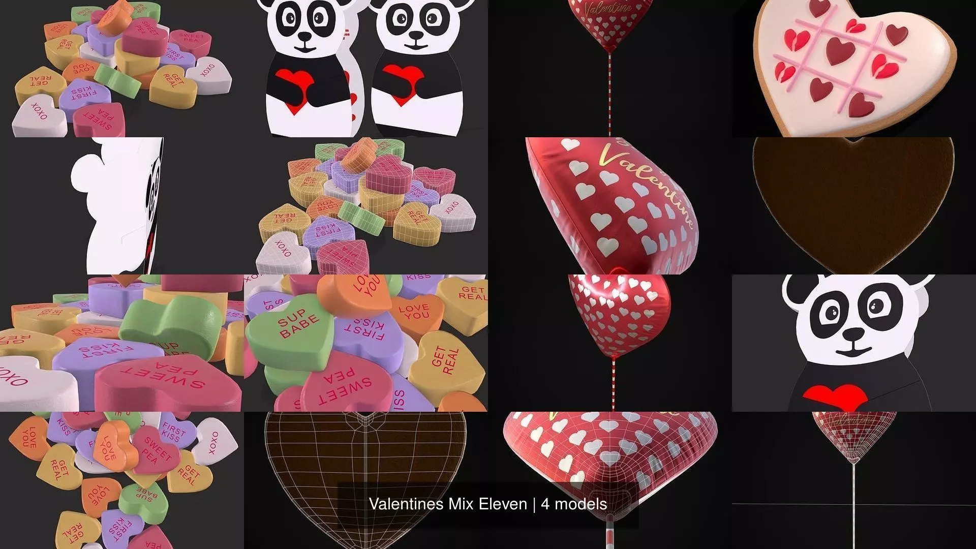 Valentines Mix Eleven 3D Model Collection_5