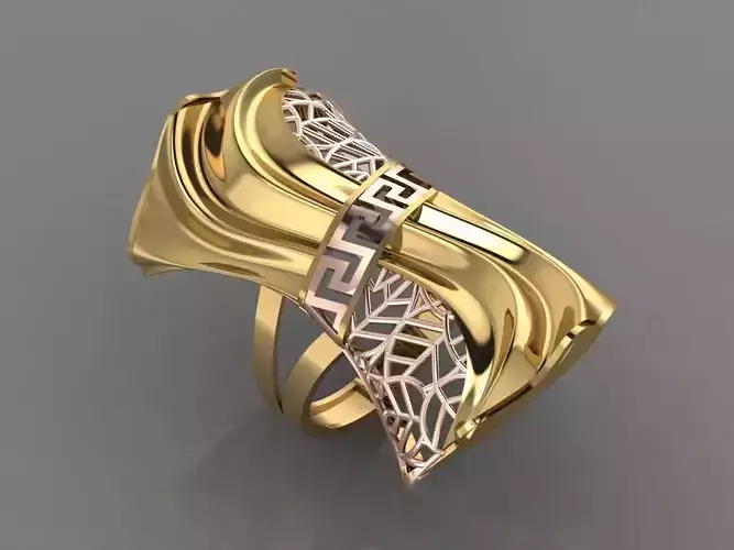 Women Long Ring Ready STL 3DM Models Womens Ring Long models