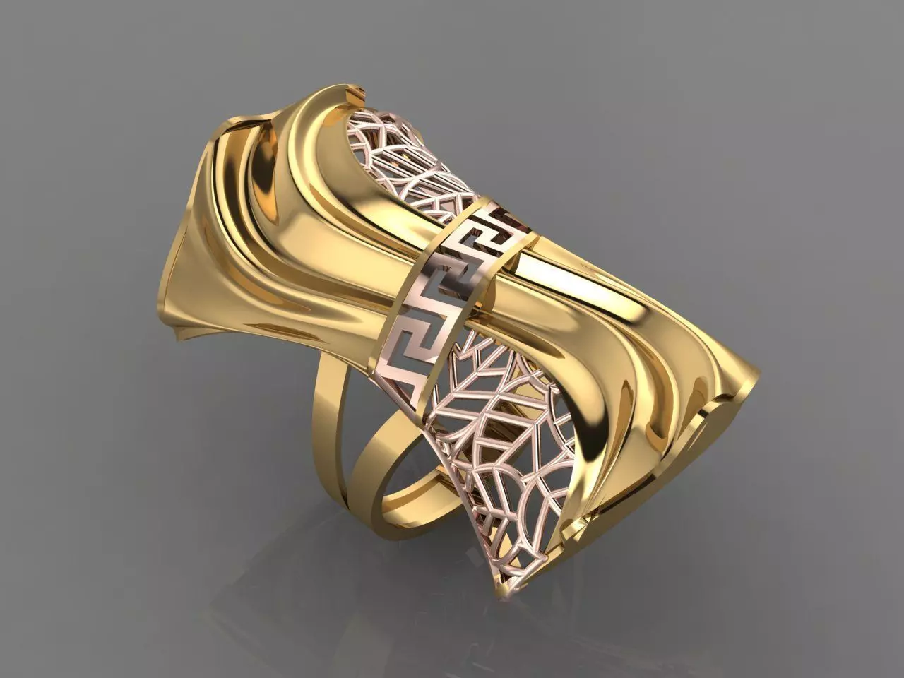 Women Long Ring Ready STL 3DM Models Womens Ring Long models 3D print model