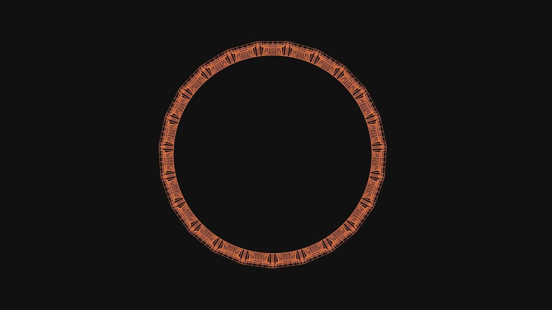 Bezel Eternity Band 3D print model_2