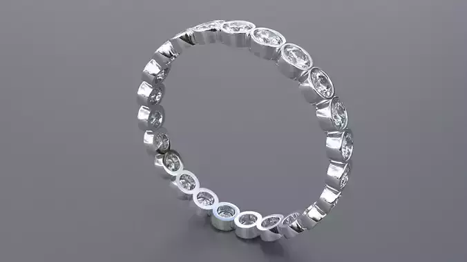 Bezel Eternity Band
