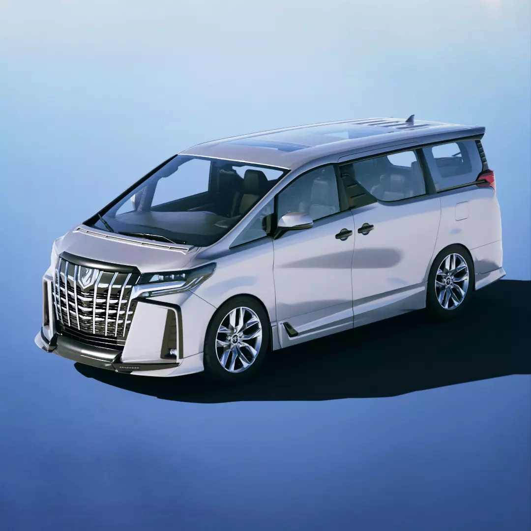 Toyota Alphard Executive Lounge 2019 3D model_0
