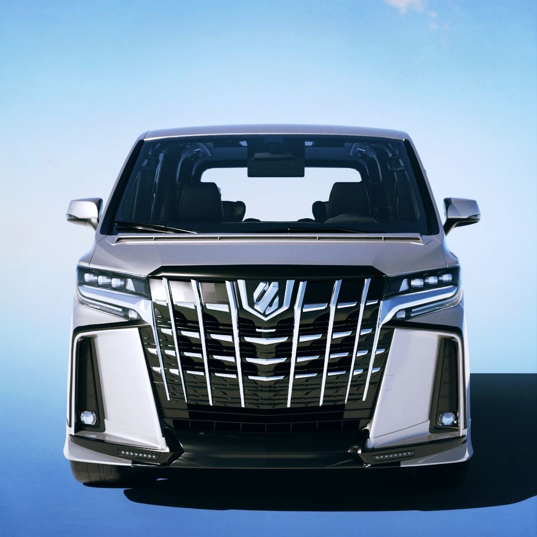 Toyota Alphard Executive Lounge 2019 3D model_4