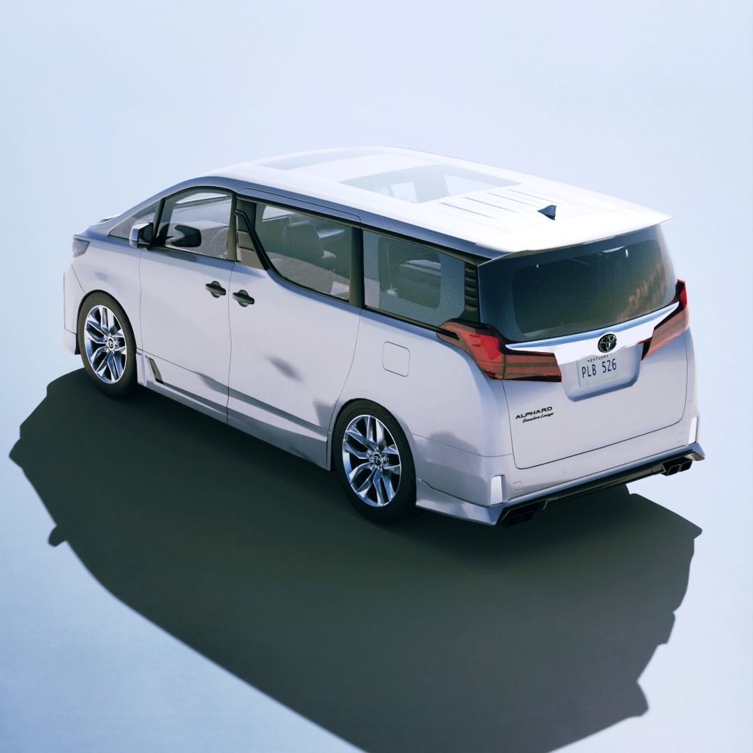 Toyota Alphard Executive Lounge 2019 3D model_1