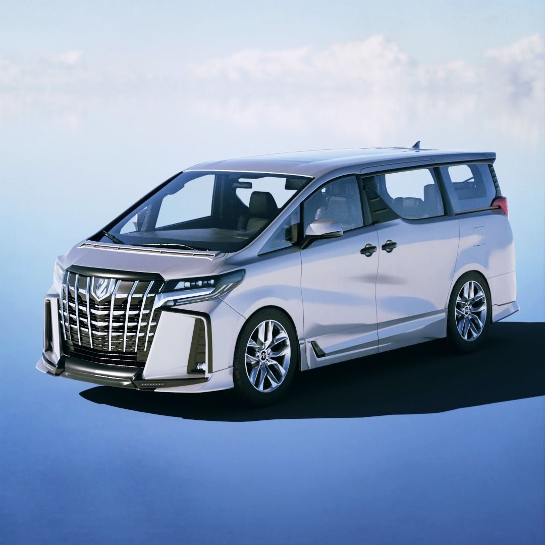 Toyota Alphard Executive Lounge 2019 3D model_3
