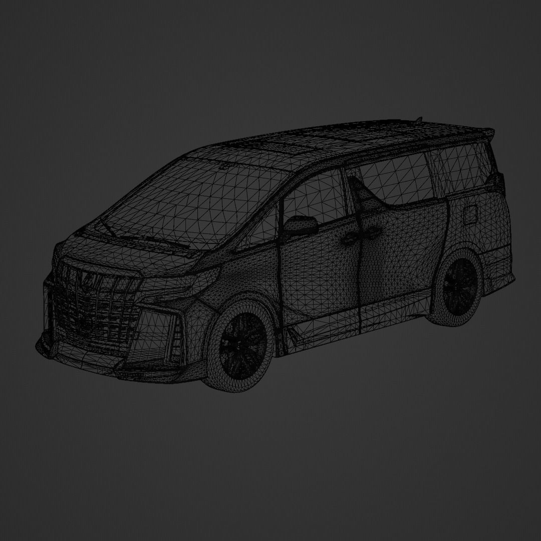 Toyota Alphard Executive Lounge 2019 3D model_5