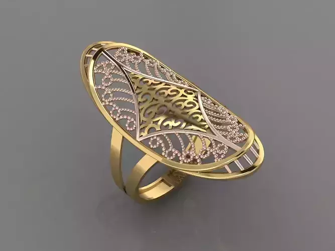 Women Long Ring Ready STL 3DM Models Womens Ring Long models