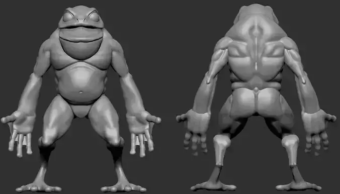 Basemesh Toad