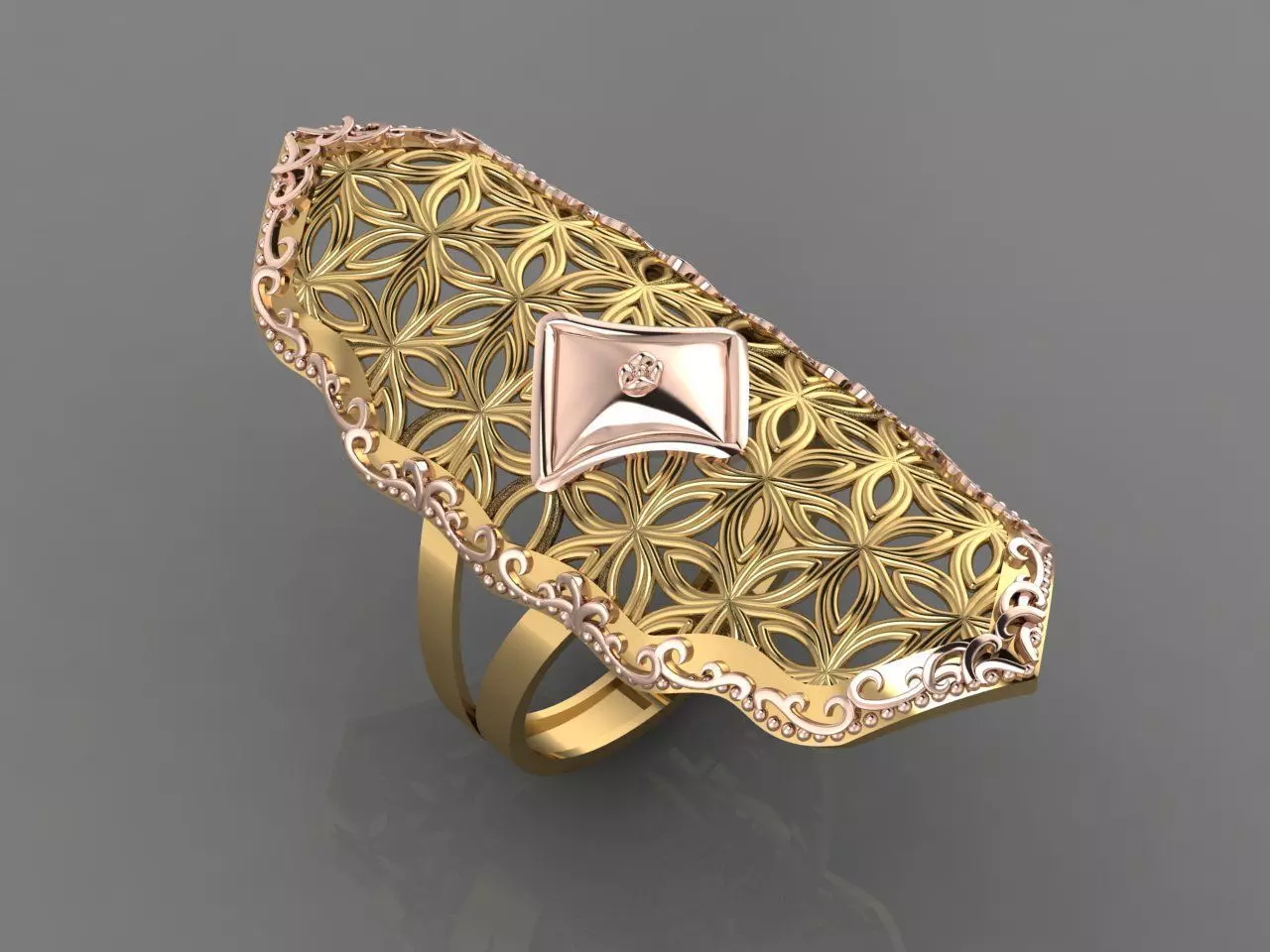 Women Long Ring Ready STL 3DM Models Womens Ring Long models 3D print model