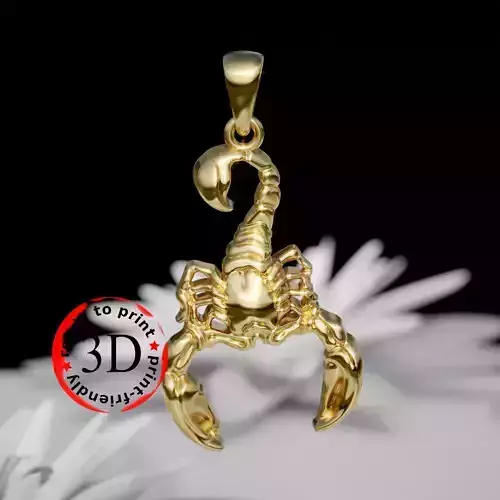 Pendant ready and easy to printing 3D print model 3D