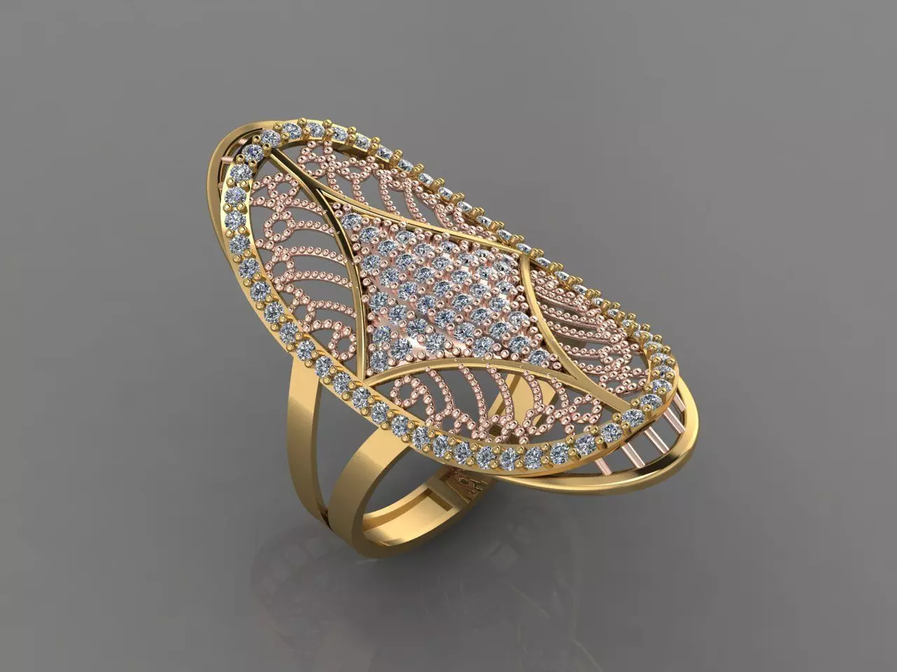 Women Long Ring Ready STL 3DM Models Womens Ring Long models 3D print model