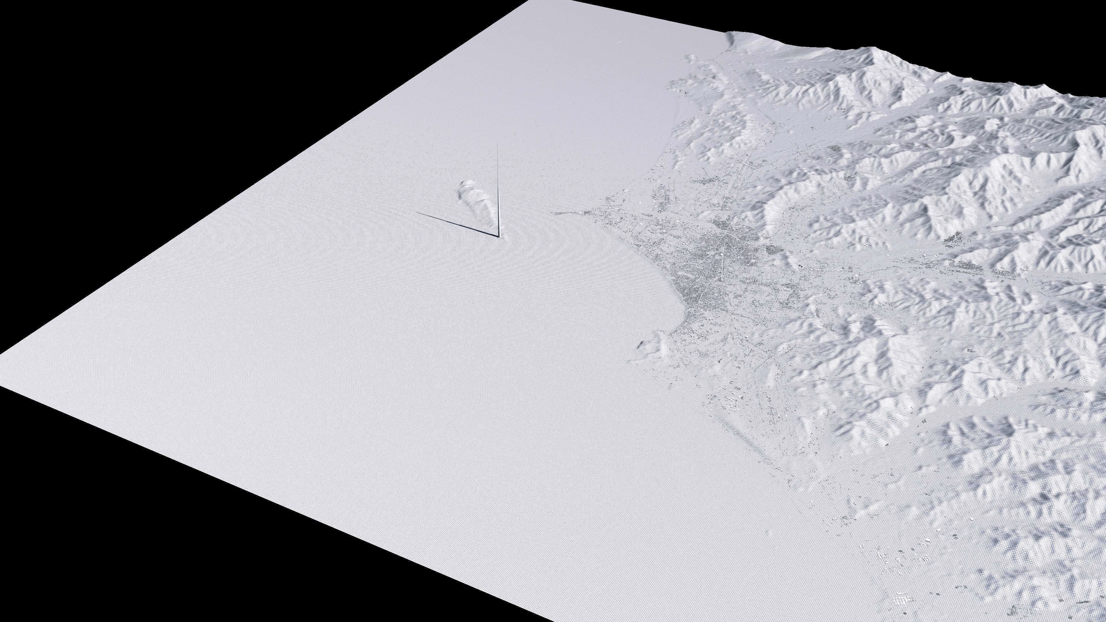 Lima Peru City Landscape 3D Model 3D model_3