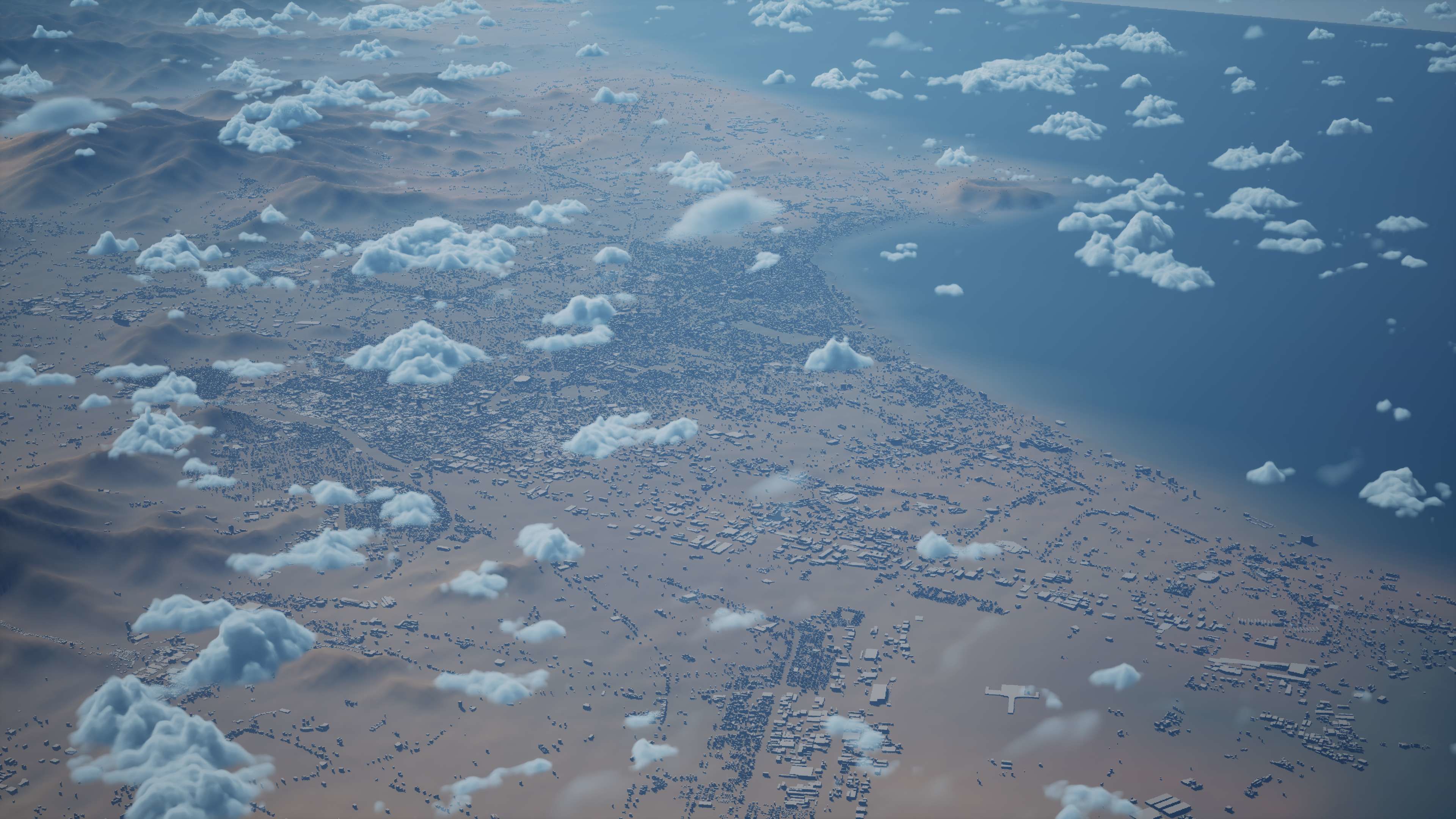 Lima Peru City Landscape 3D Model 3D model_4