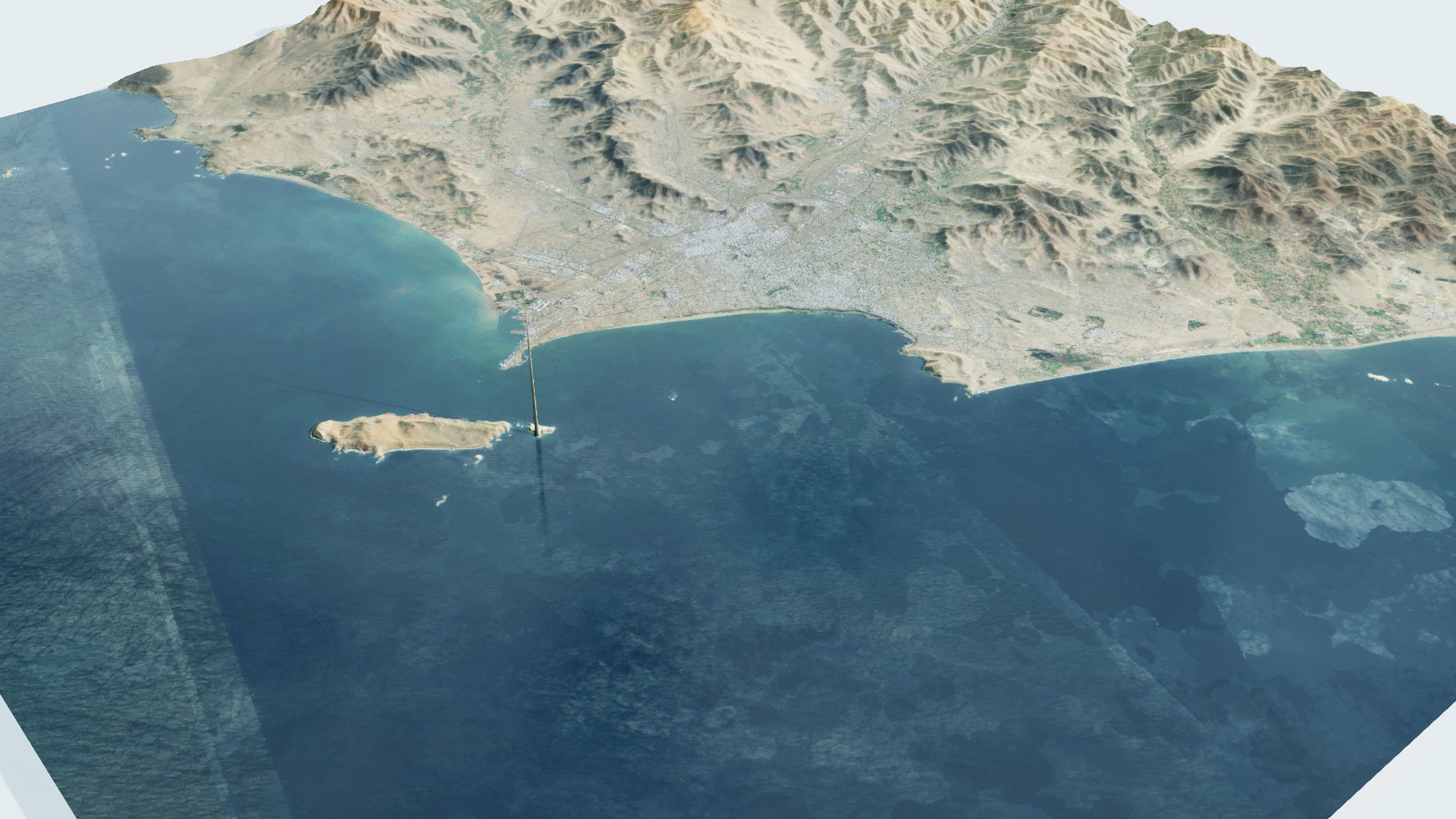 Lima Peru City Landscape 3D Model 3D model_5