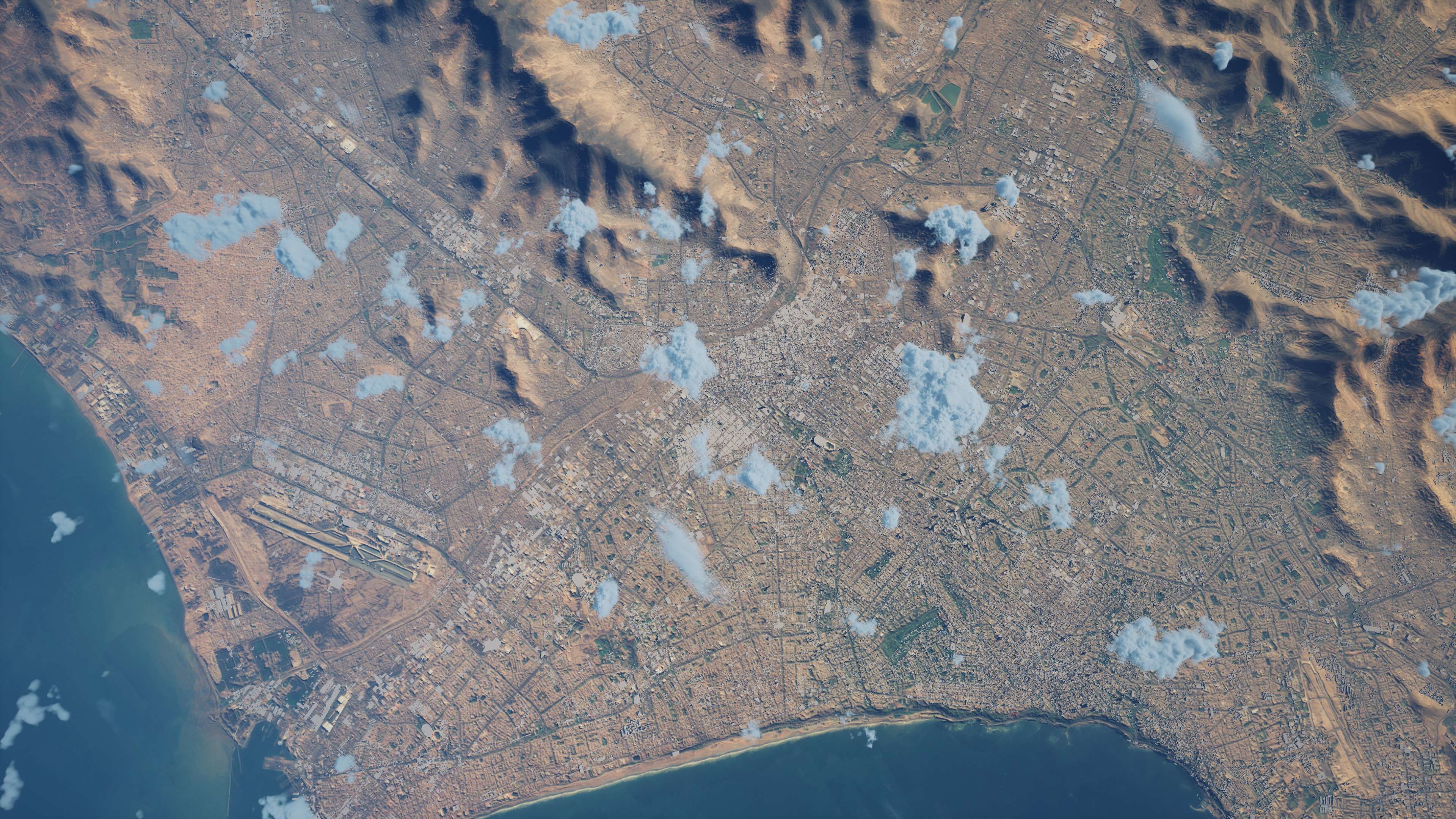 Lima Peru City Landscape 3D Model 3D model_11