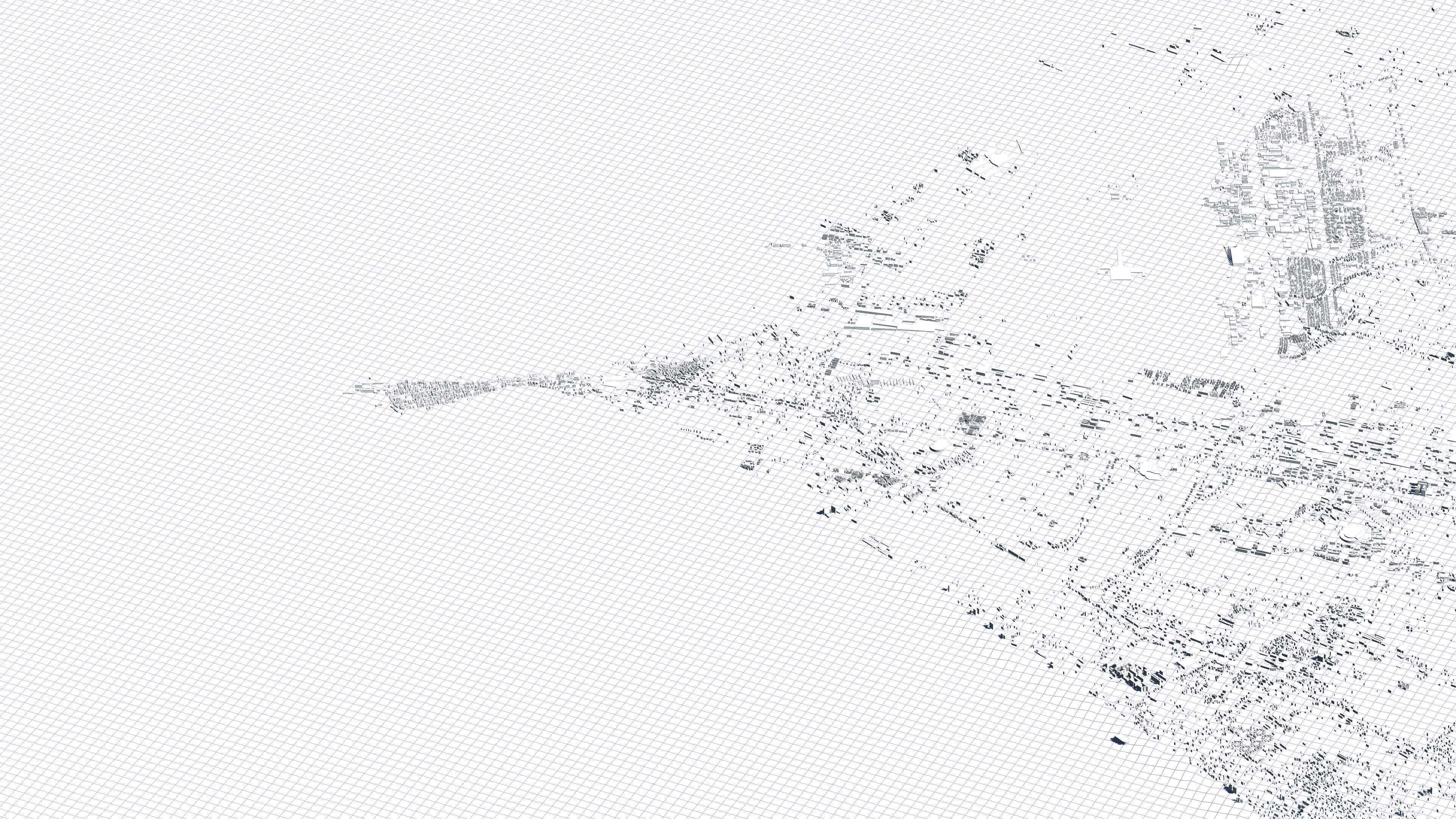 Lima Peru City Landscape 3D Model 3D model_2