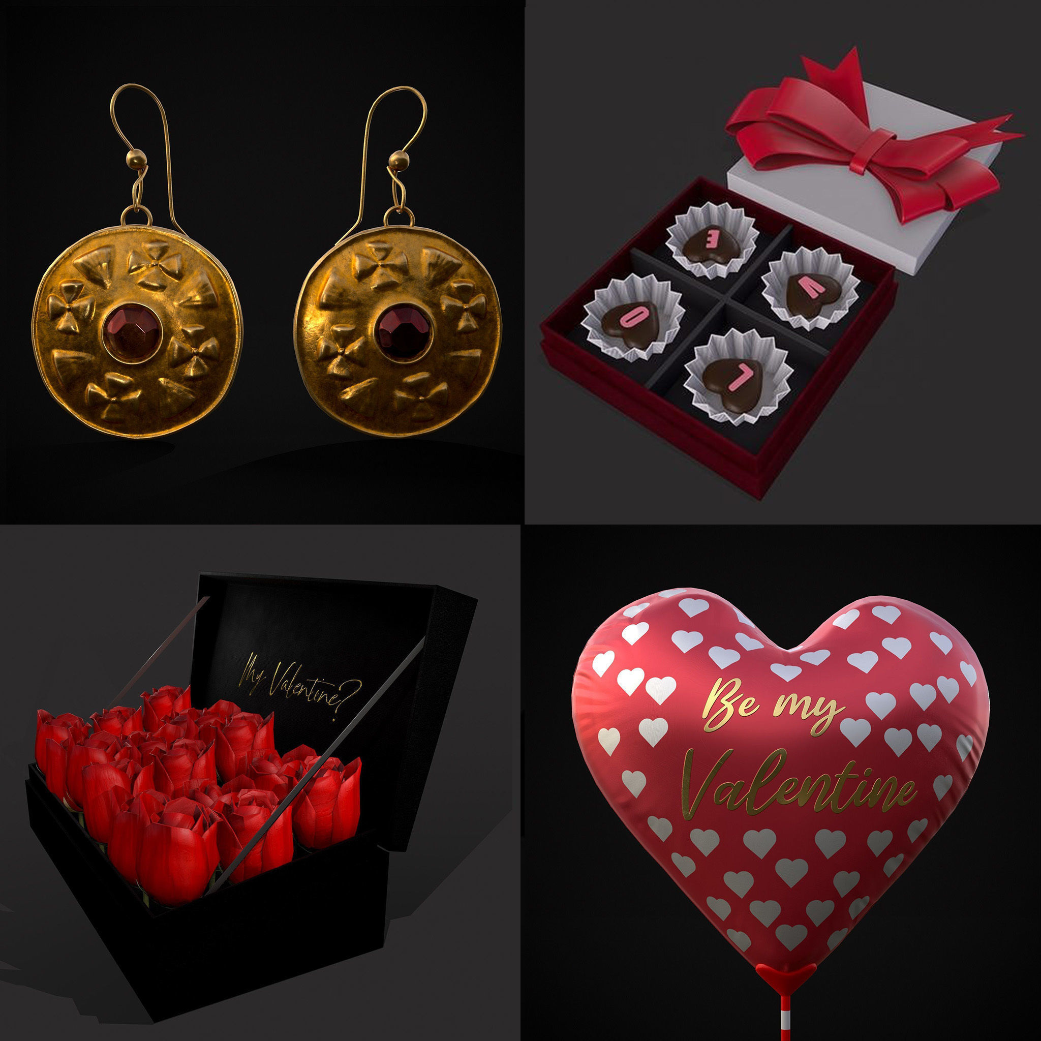 Valentines Mix Thirteen 3D Model Collection_6