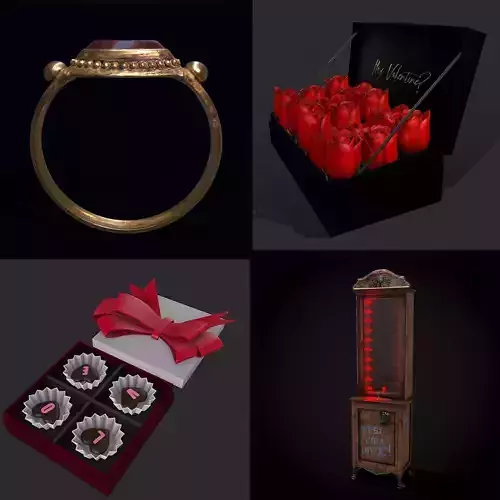 Valentines Mix Fourteen 3D Model Collection