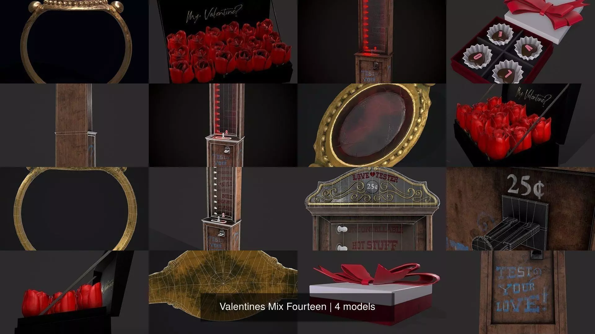 Valentines Mix Fourteen 3D Model Collection_5
