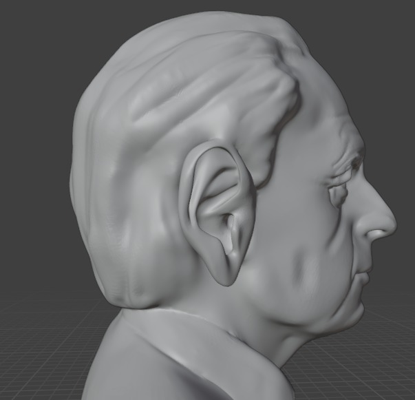 Karl Popper 3D print model_9