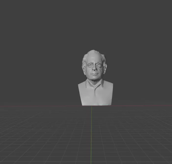 Karl Popper 3D print model_0