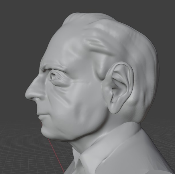 Karl Popper 3D print model_10