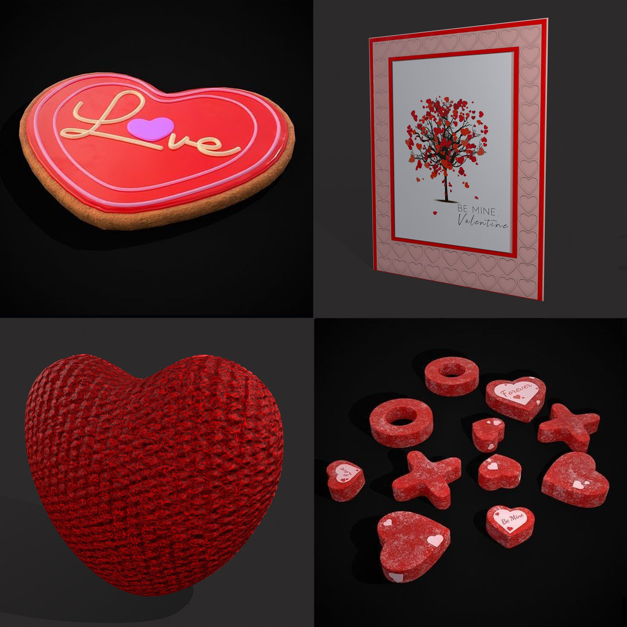 Valentines Mix Fifteen 3D Model Collection_6