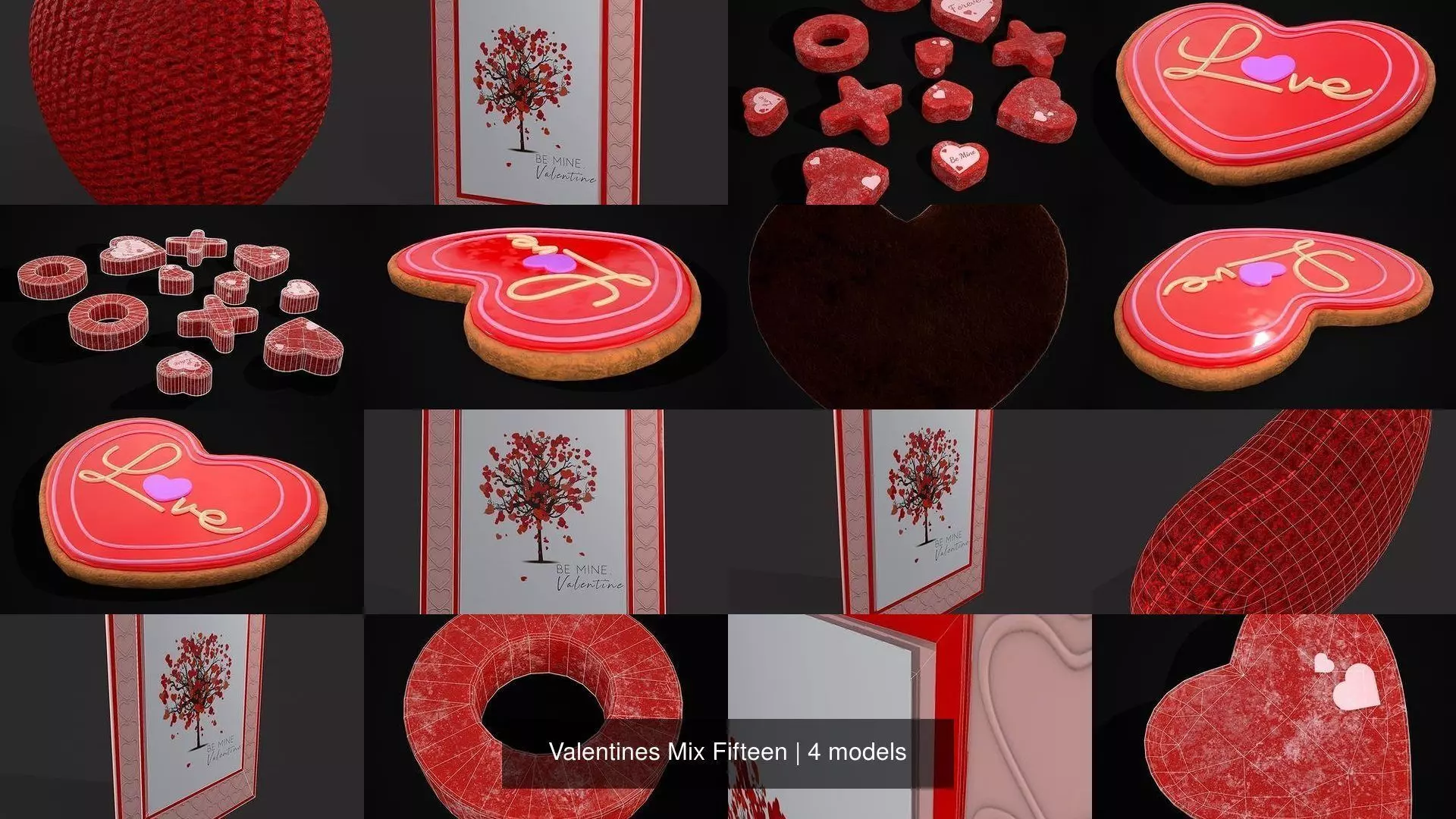 Valentines Mix Fifteen 3D Model Collection_5