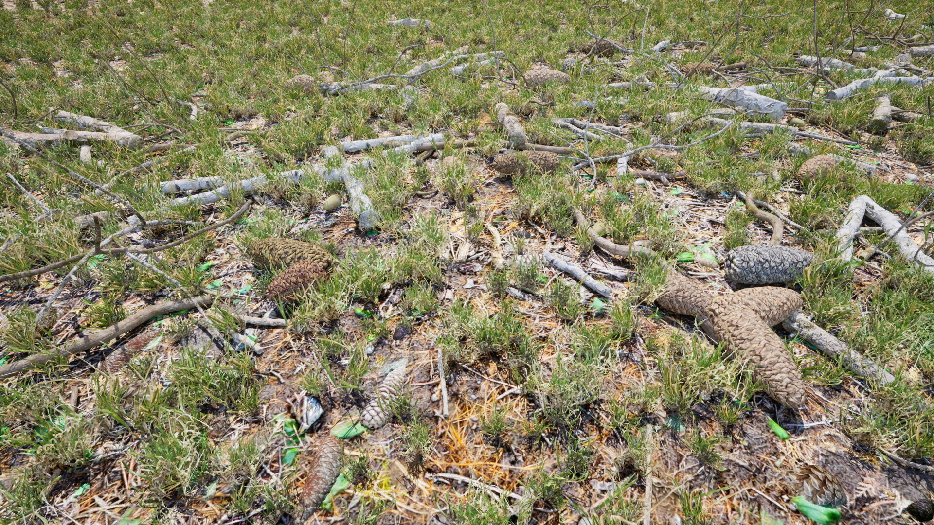 Ground Cover Foliage Low-poly 3D model_2