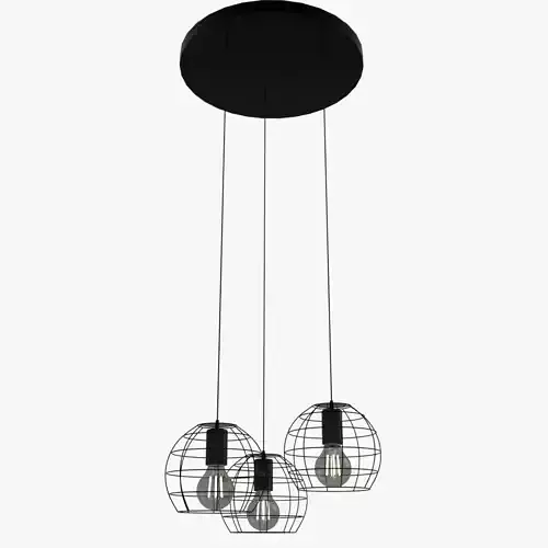 Spherical Shape Hanging Light with LED Bulb E27