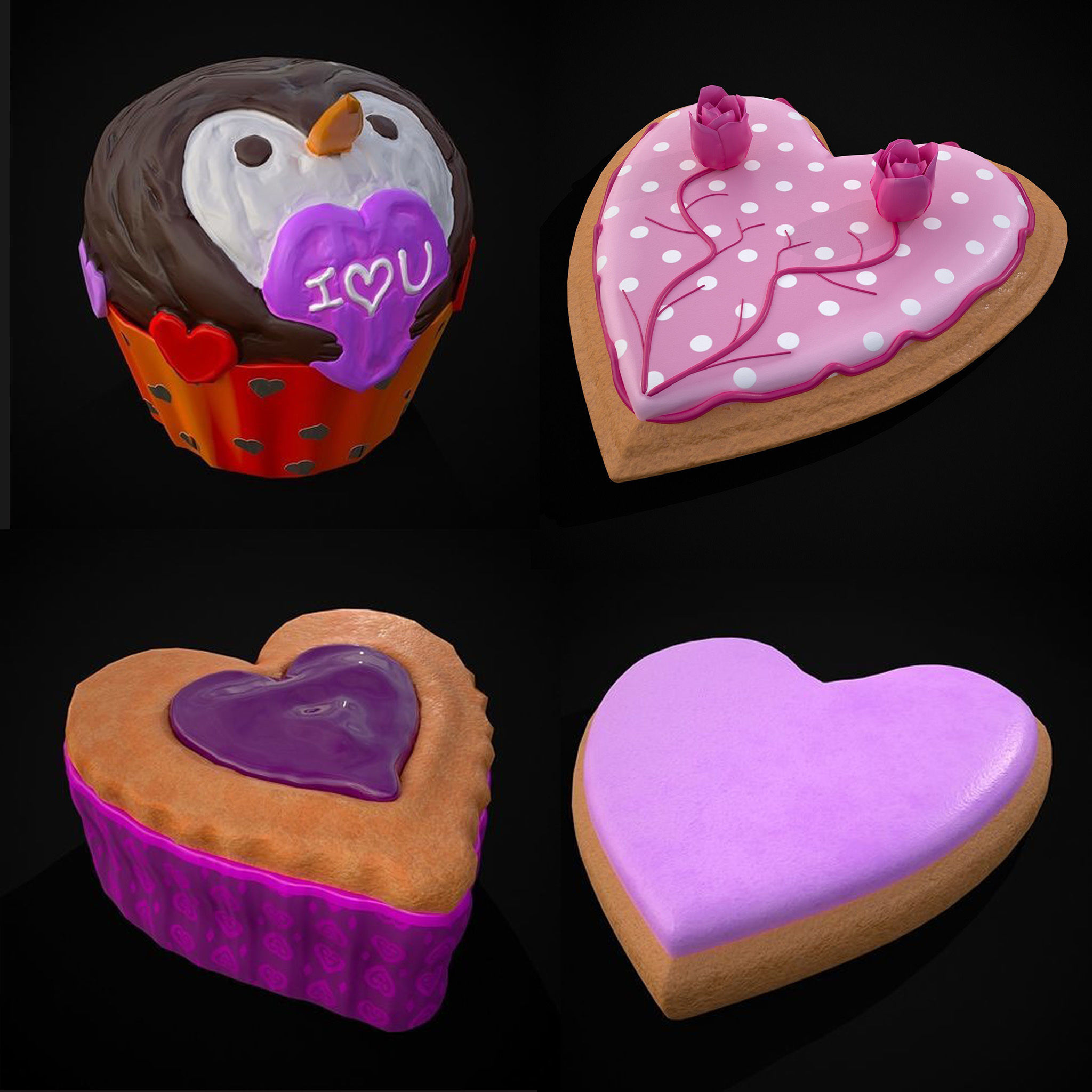 Valentines Mix Sixteen 3D Model Collection_11