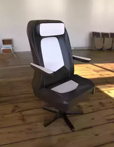 Luxurious Desk Chair 3D model