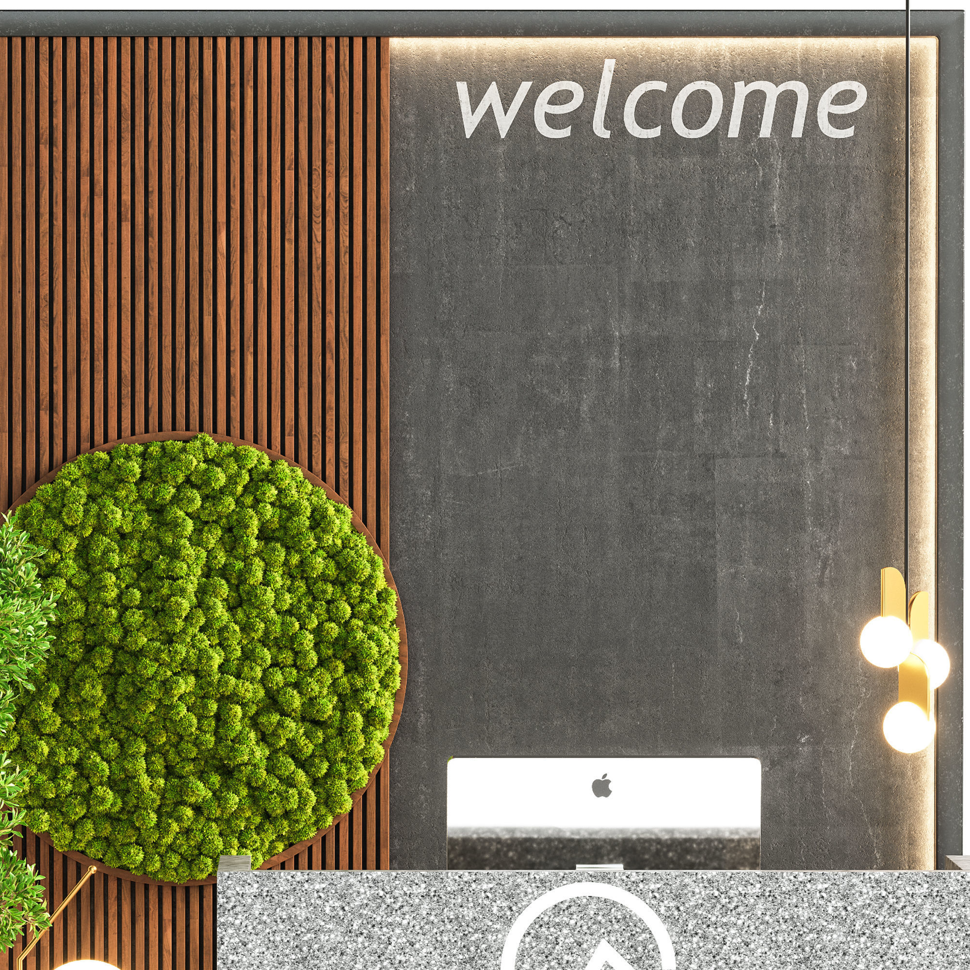 Reception desk 01 3D model_6