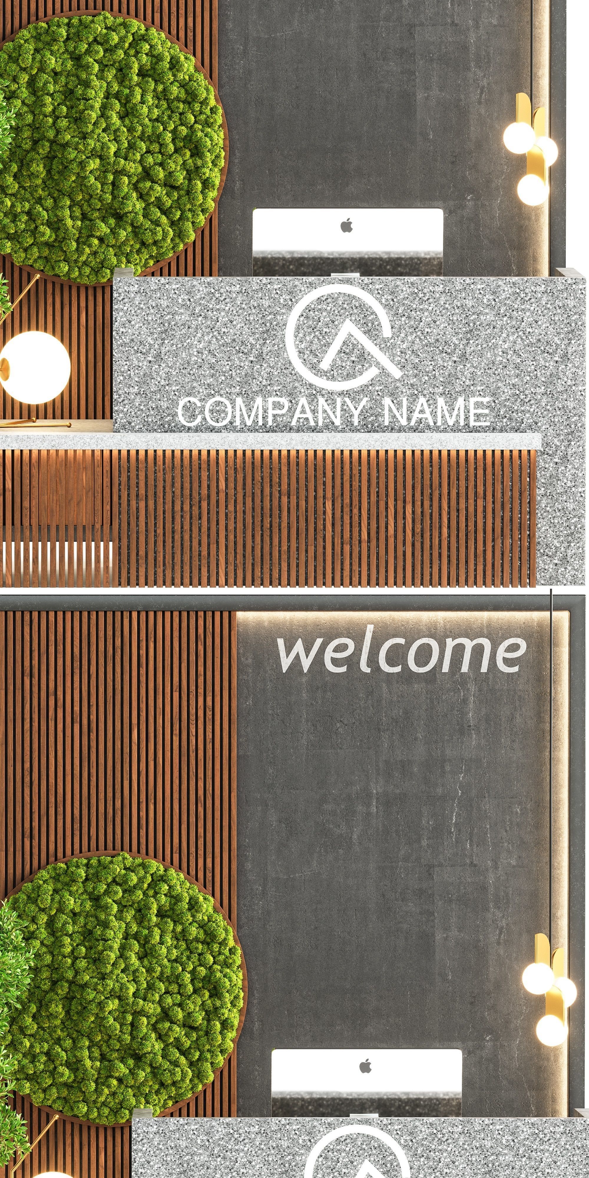 Reception desk 01 3D model_10