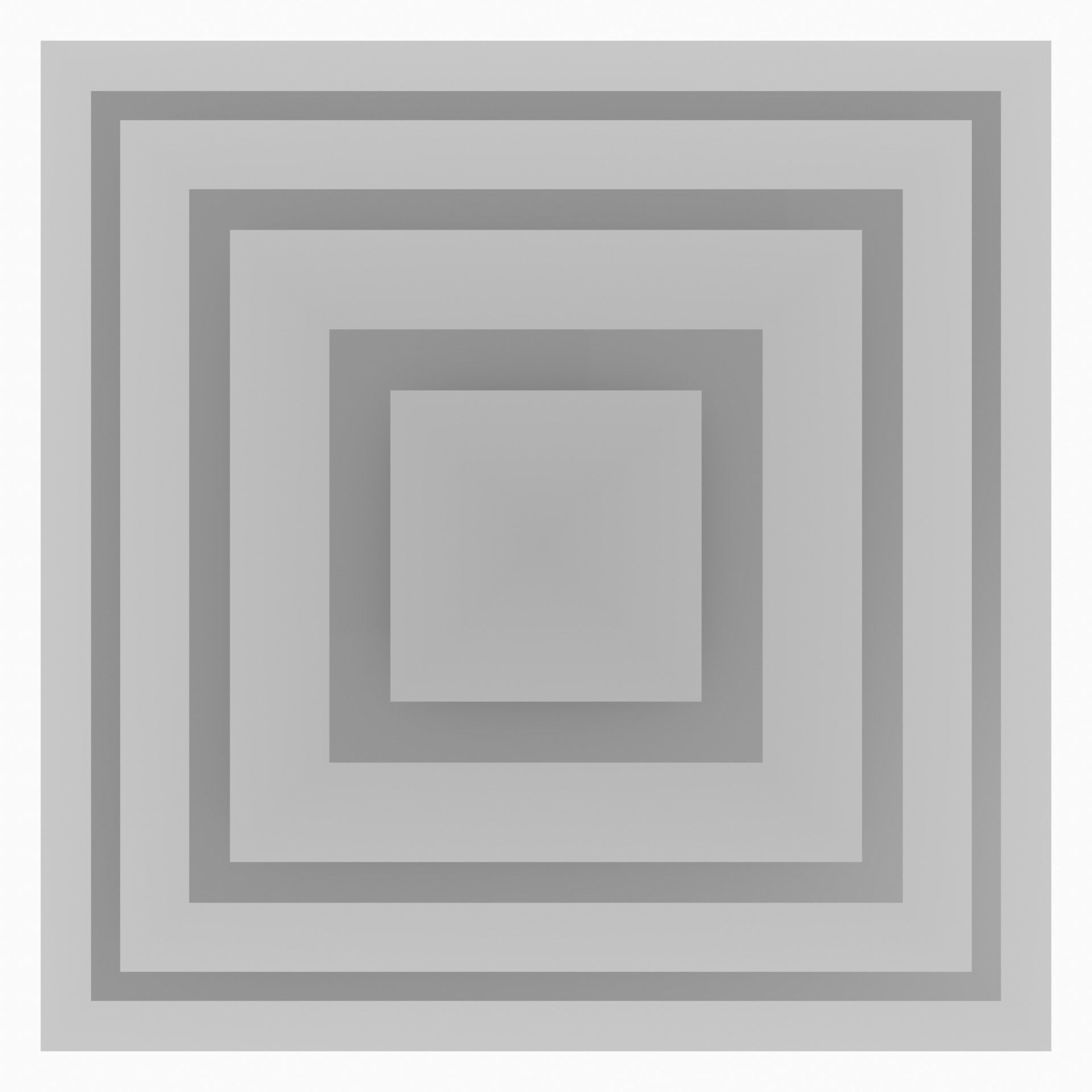 Pyramid Separated in 4 Parts Low-poly 3D model_12