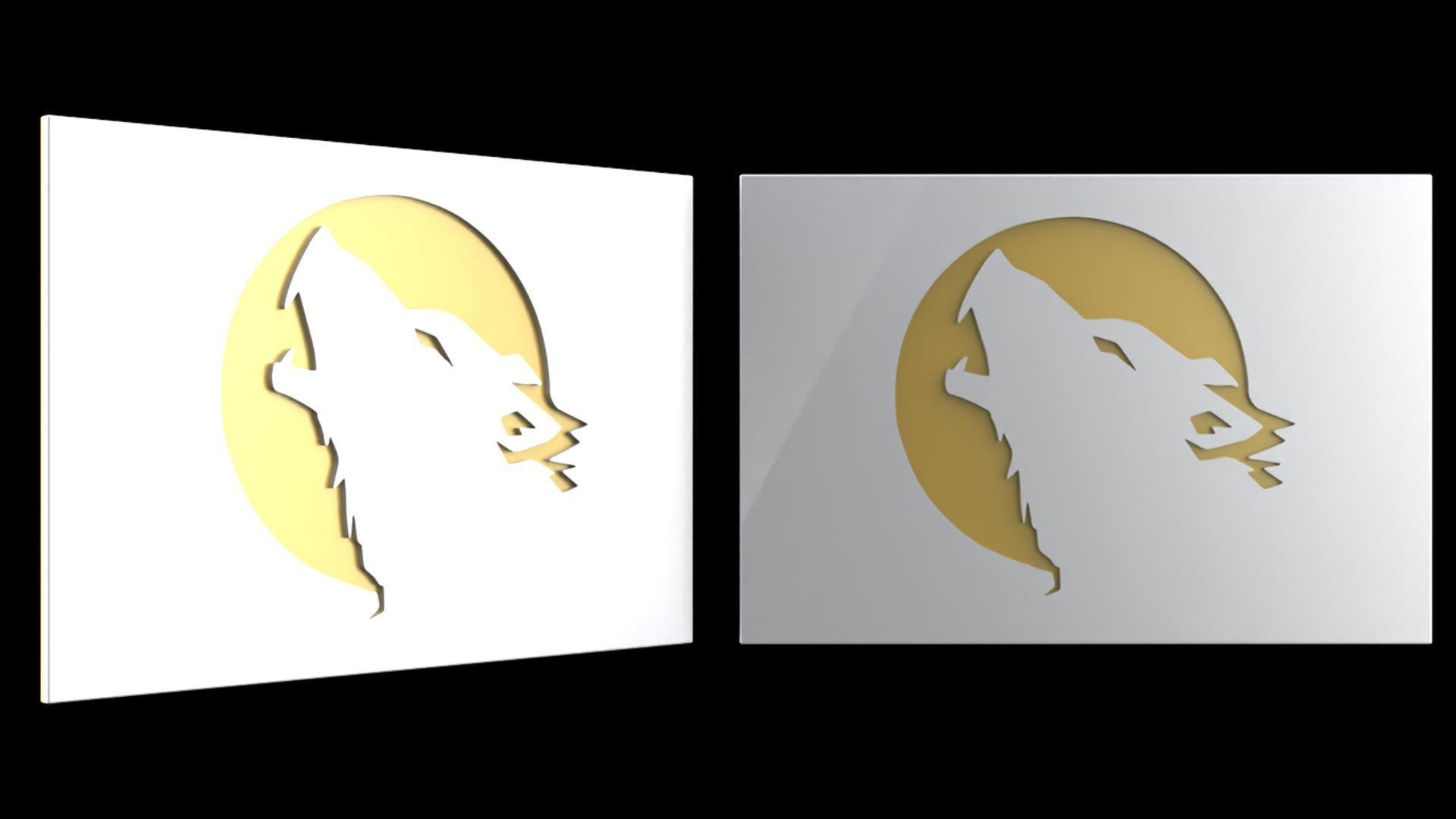 GPU Backplate - Wolf 3D print model_1