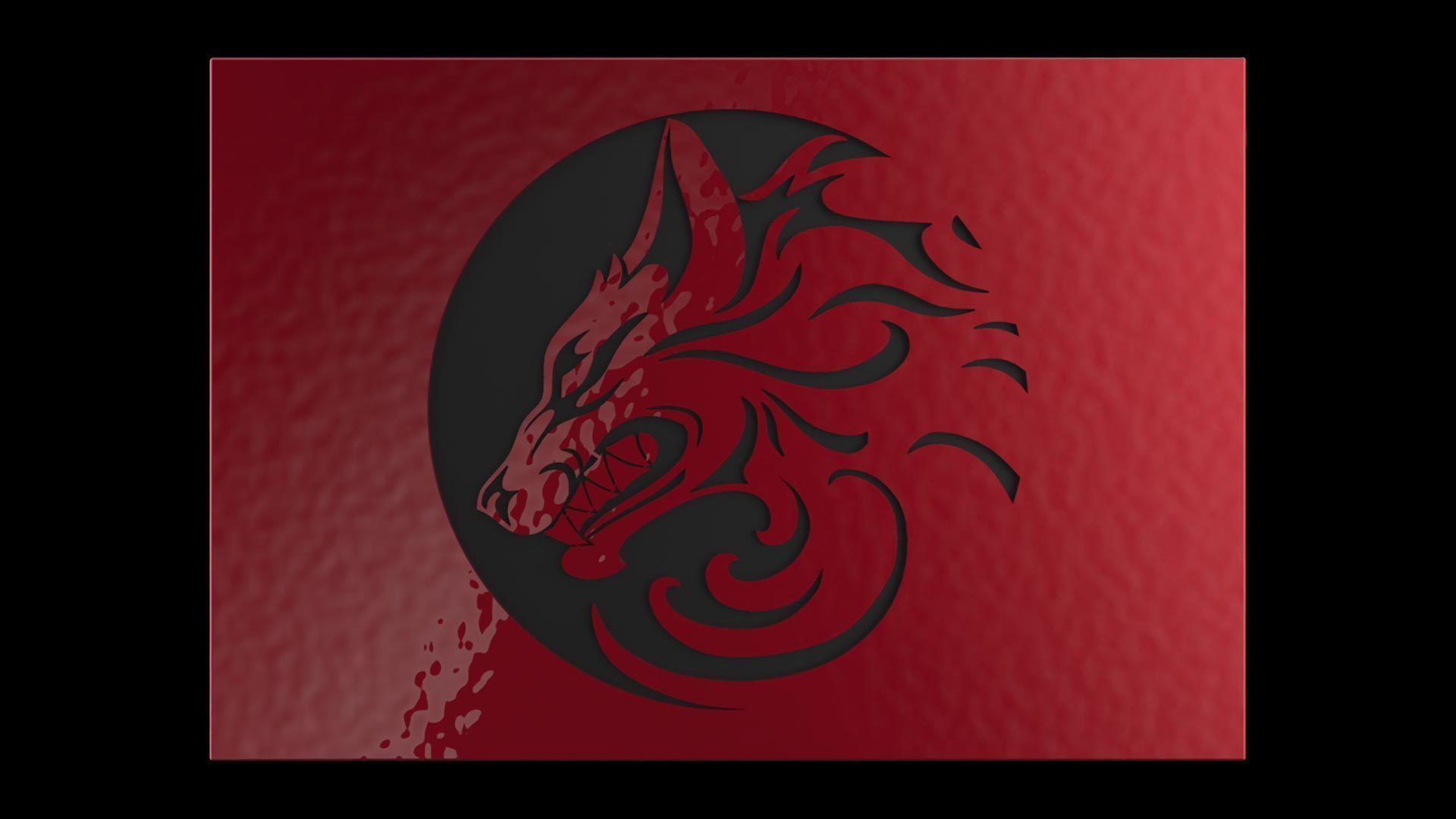 GPU Backplate - Wolf 2 3D print model_2