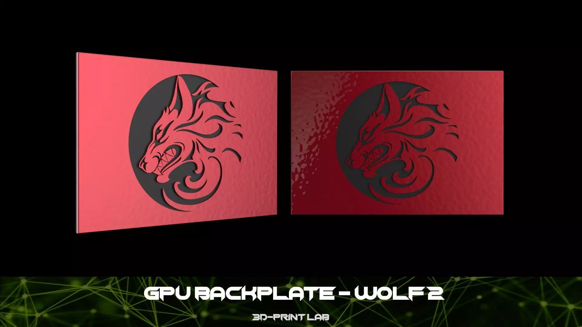 GPU Backplate - Wolf 2 3D print model_0