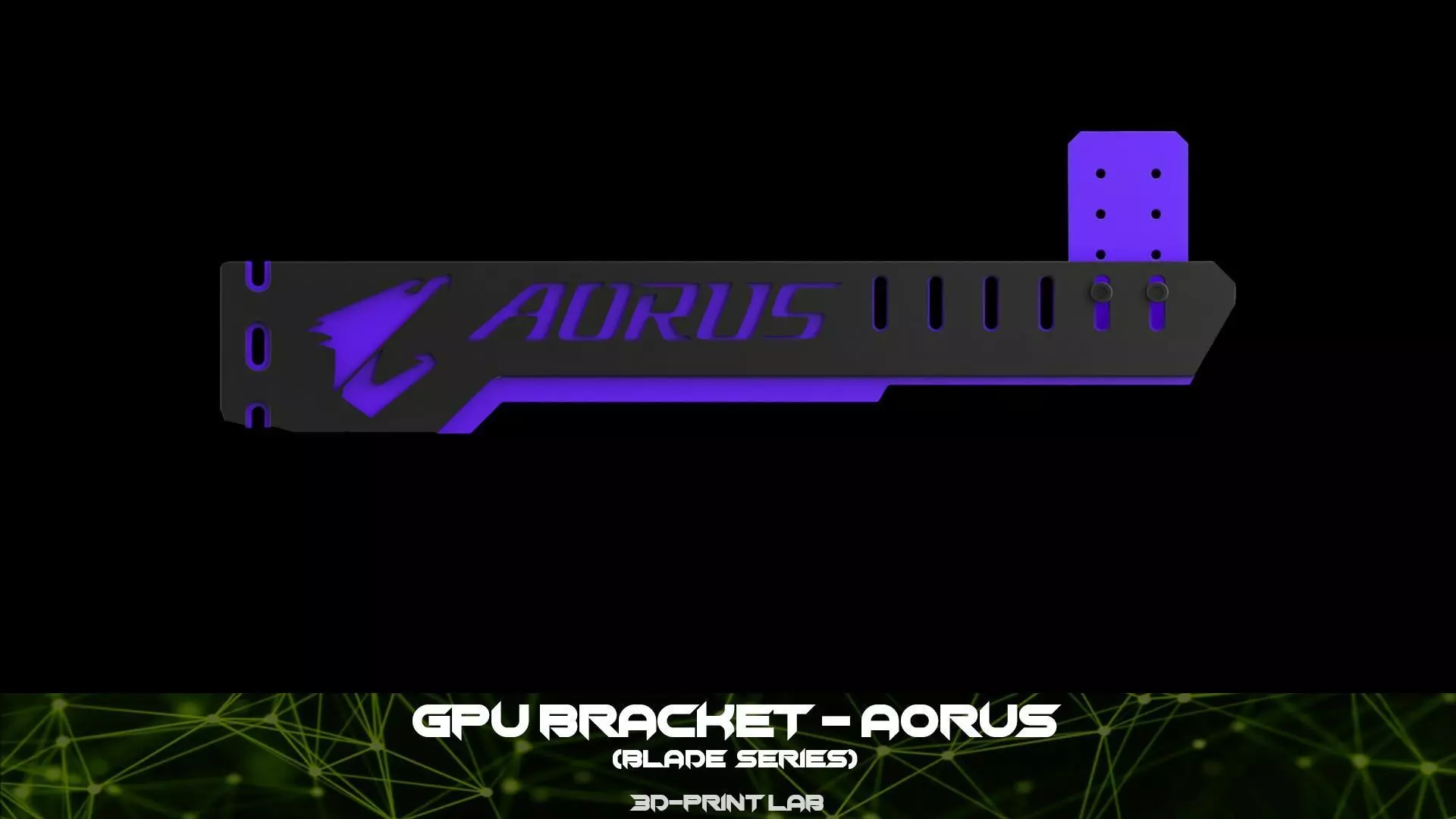 GPU Bracket - Blade Series - Aorus 3D print model