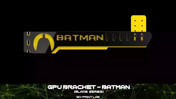 GPU Bracket - Blade Series - Batman 3D print model