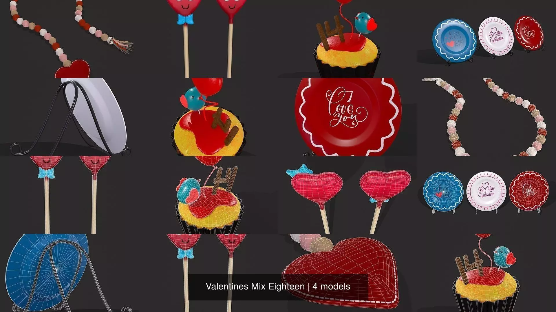 Valentines Mix Eighteen 3D Model Collection_5