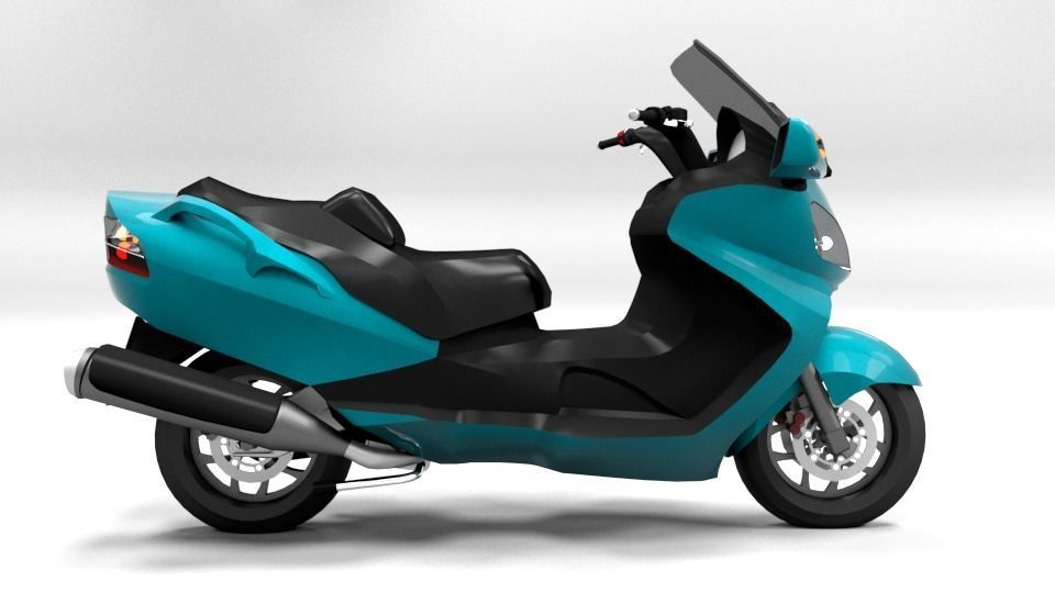 SUZUKI BURGMAN 650 3D model_2