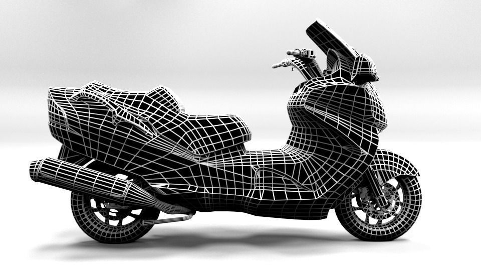 SUZUKI BURGMAN 650 3D model_3