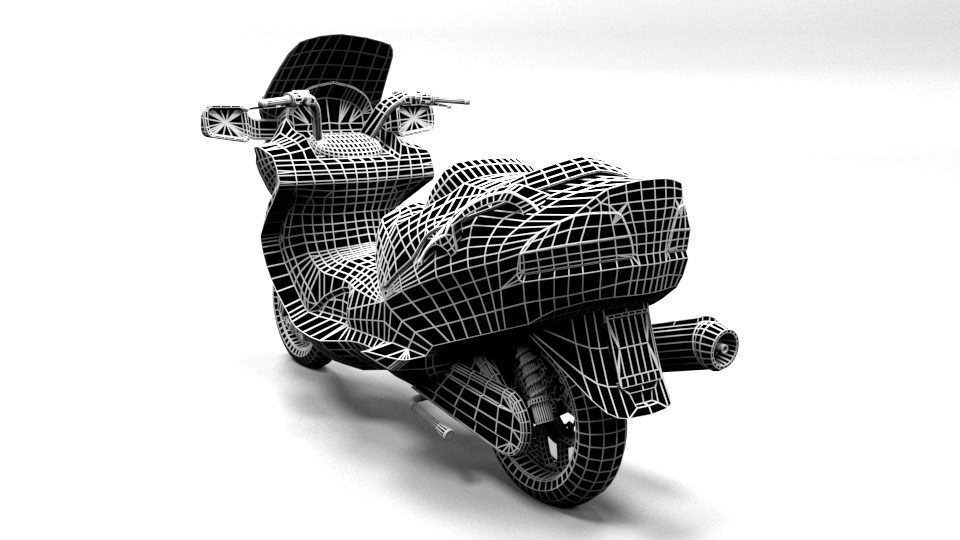 SUZUKI BURGMAN 650 3D model_5