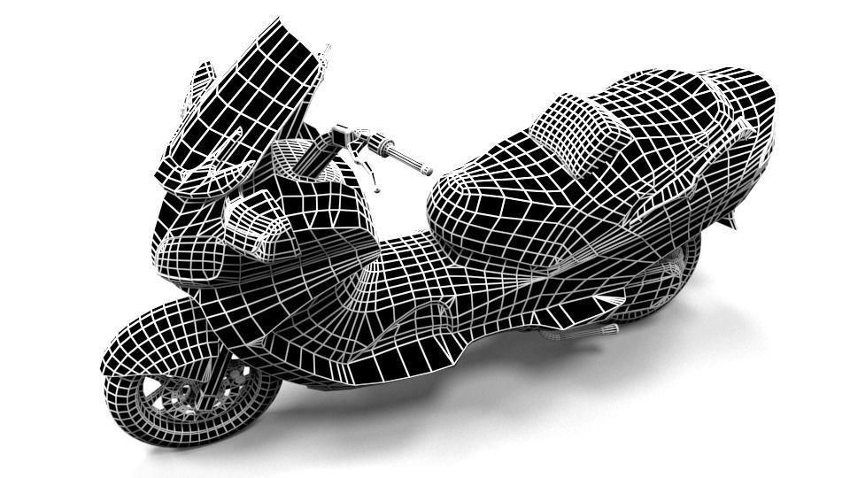 SUZUKI BURGMAN 650 3D model_7