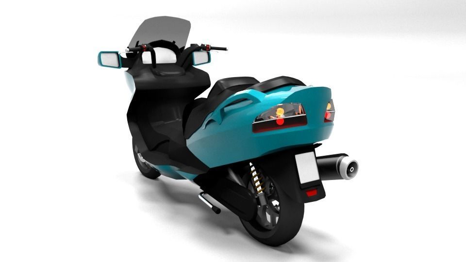 SUZUKI BURGMAN 650 3D model_4